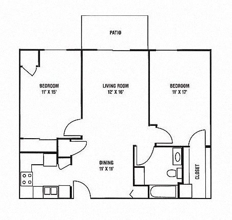 the floor plan of the second floor of the house with bedrooms and baths